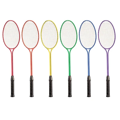 Champion Sports Tempered Steel Twin Shaft Badminton Racket Set