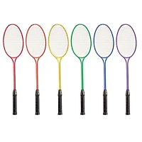 Champion Sports Tempered Steel Twin Shaft Badminton Racket Set