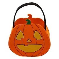 7.75" Jack-O'-Lantern Felt Basket by Creatology™