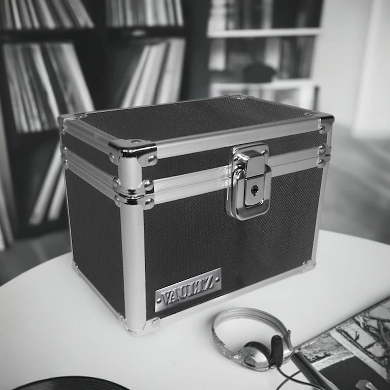 Vaultz Black 4" x 6" Storage Box