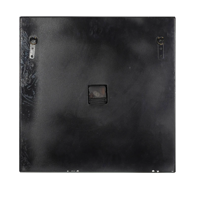 Silver Glam Wood Wall Clock, 20" x 20"