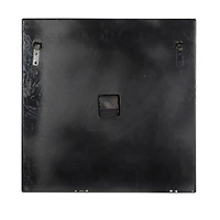 Silver Glam Wood Wall Clock, 20" x 20"