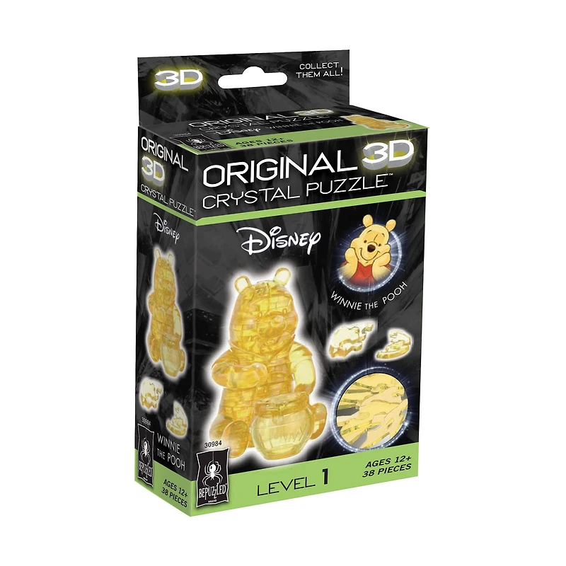 Original 3D Crystal Puzzle™ Disney Winnie the Pooh 38 Piece Puzzle