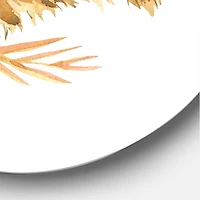 Designart - Robin Bird and Autumn Flowers