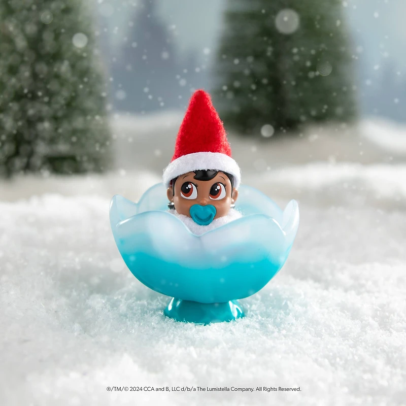 The Elf on the Shelf® Frost Pips™ Mini Blooms Brown Eyed Girl Elf Baby
