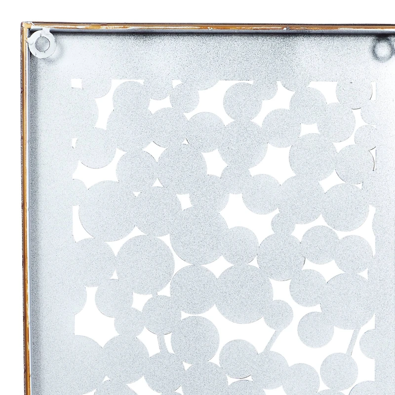 Beige Farmhouse Tree Metal Wall Decor, 36" x 12"