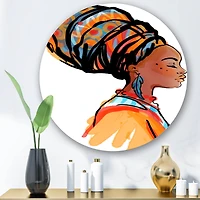 Designart - African American Woman with Turban I