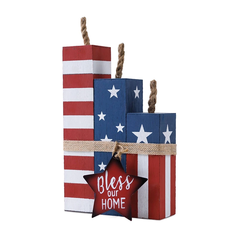 14" Americana Firecracker Block Bundle