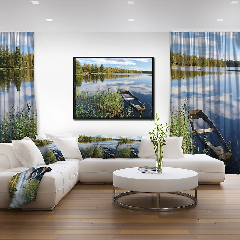 Designart - Beautiful Swedish September Lake