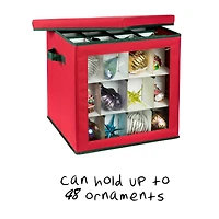 Honey Can Do Red 48ct. Ornament Cube