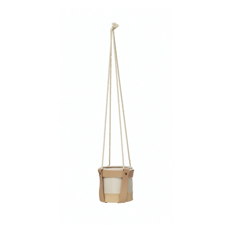 Hello Honey® 6" Hanging Stoneware Planter