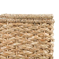 Hello Honey® 16" Woven & Natural Bangkuan Rope Stair Basket with Handles