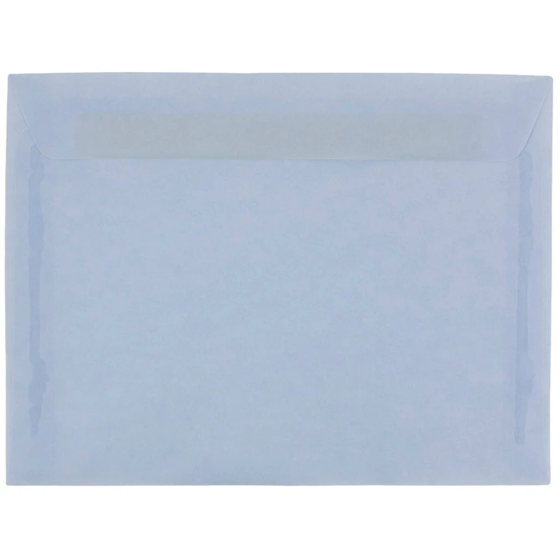 JAM Paper 9" x 12" Translucent Surf Vellum Envelopes, 25ct.