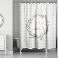 Believe in the Magic of Christmas Shower Curtain