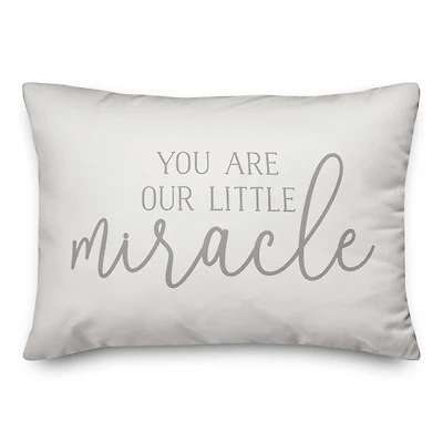 Our Little Miracle 14" x 20" Throw Pillow