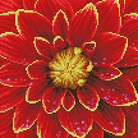 Diamond Dotz® Intermediate Dahlia Diamond Painting Kit