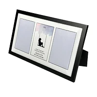 Simply Essentials™ 3 Opening Black Collage Frame with Mat by Studio Décor