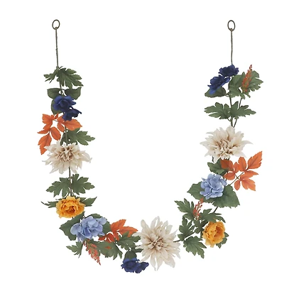 6ft. Multicolor Dahlia & Hydrangea Garland by Ashland®