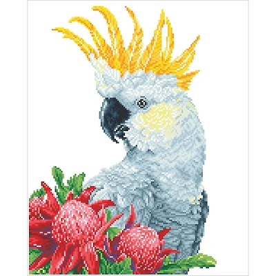 Diamond Dotz® White Cockatoo Diamond Painting Kit