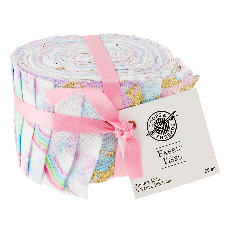 Tie Dye Fabric Strips by Loops & Threads®