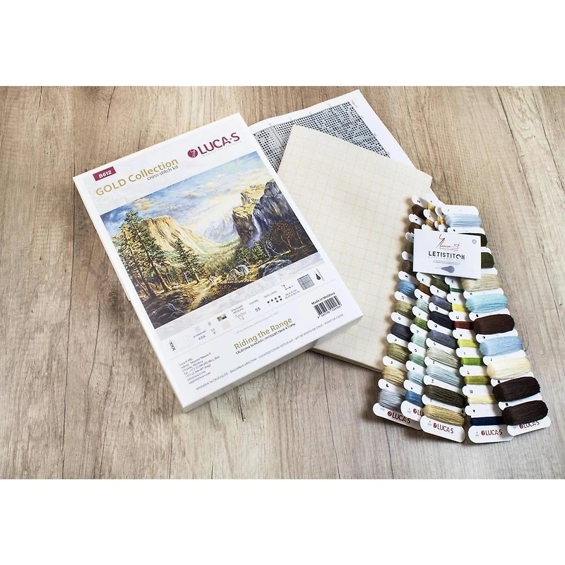 Luca-S Riding the Range Counted Cross-Stitch Kit