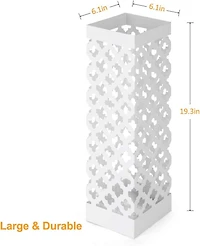 NEX™ White Square Umbrella Stand Rack