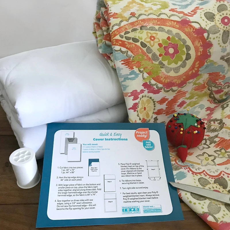 Poly-Fil® 12lb. Weighted Blanket Insert