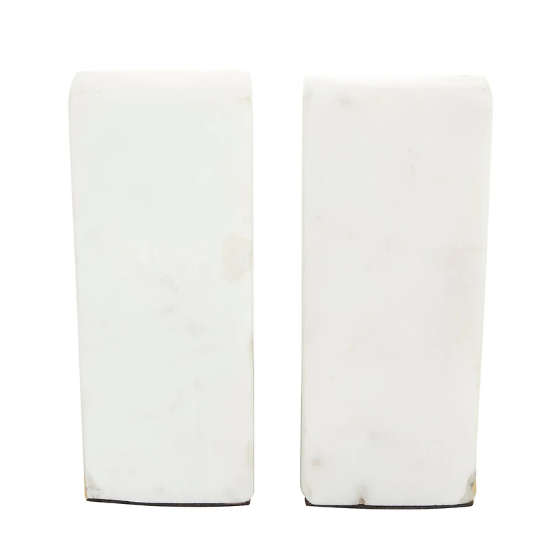 CosmoLiving by Cosmopolitan Marble Glam Bookends
