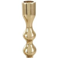 Contemporary Aluminum Taper Candle Holder Set