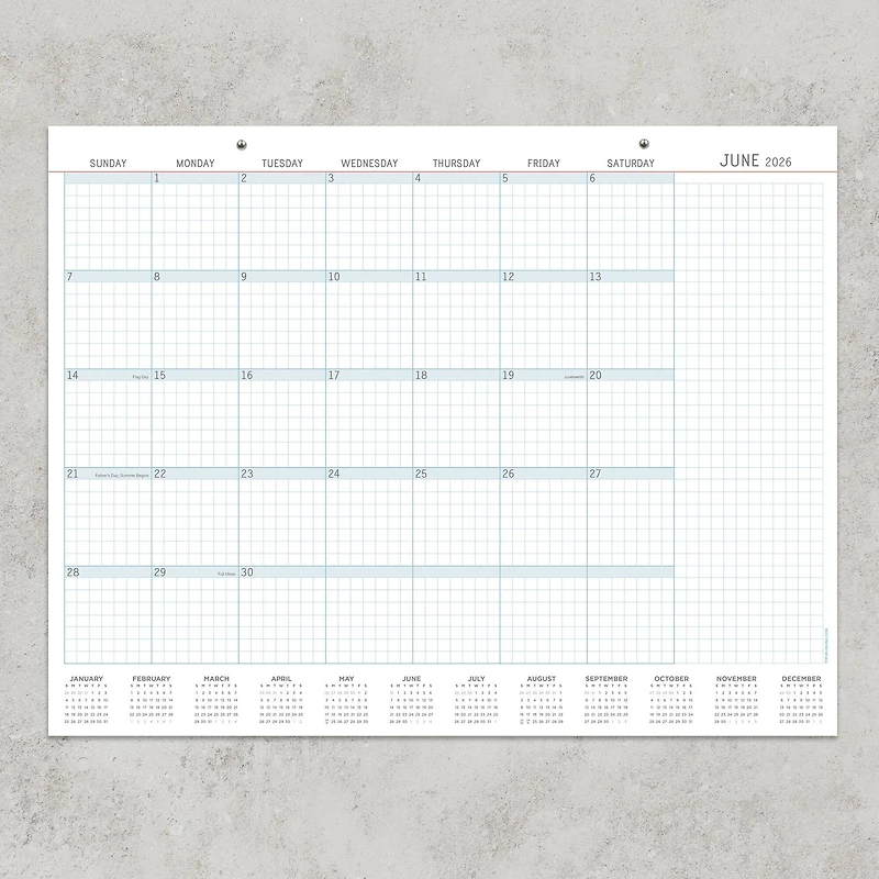 2026 Professional Desk Pad Monthly Blotter Calendar