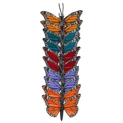 2.5" Multicolor Feather Butterflies, 10ct. by Ashland®