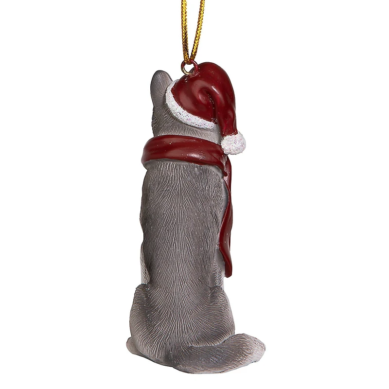 Design Toscano 3.5" Siberian Husky Ornament Sculpture