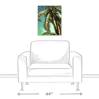 Traditional Palm 16" x 20" Canvas Wall Art