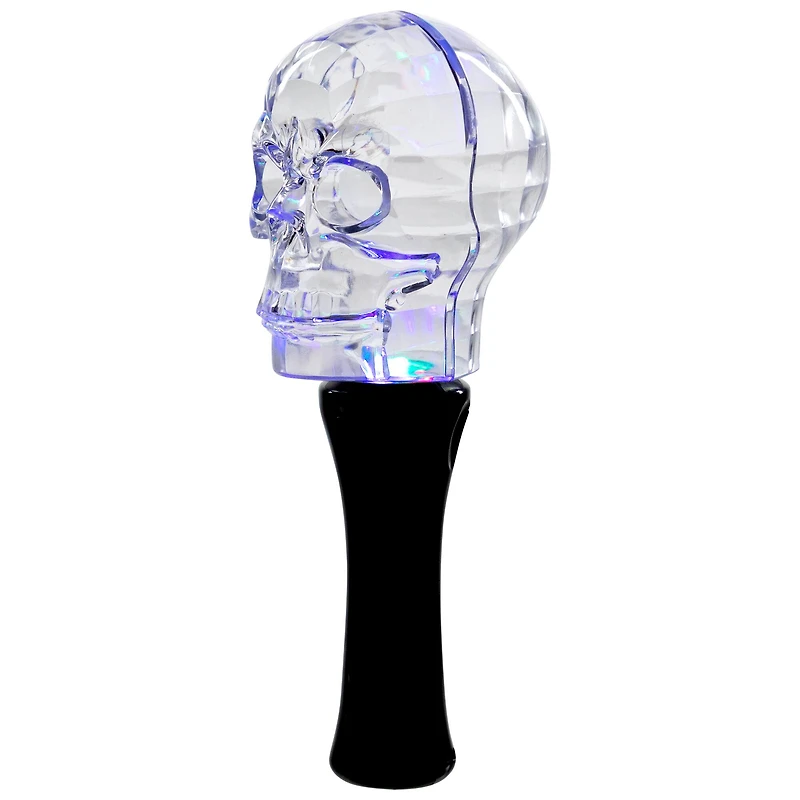 9" LED Transparent Multi-Function Halloween Skull Light