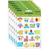 Eureka® Jelly Beans Scented Stickers, 6 Packs of 80ct.