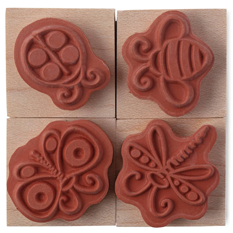 6 Pack: Bugs Wood Stamp Set by Recollections™