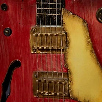 Metal Guitar Wall Décor Set