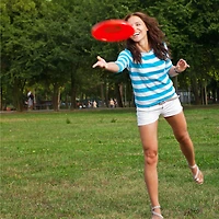 Toy Time Portable Flying Disc Toss Set