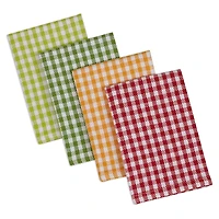 DII® Pea Patch Check Heavyweight Dishcloths, 4ct.