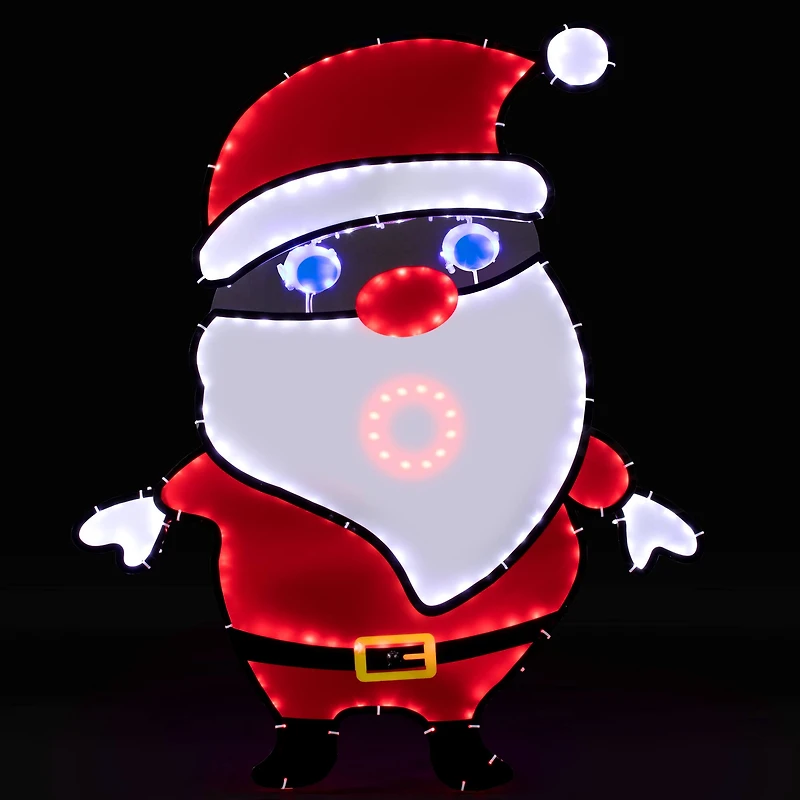 36.75" Singing Sculpture Santa