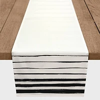 Sketchy Stripes Indoor/Outdoor Table Runner