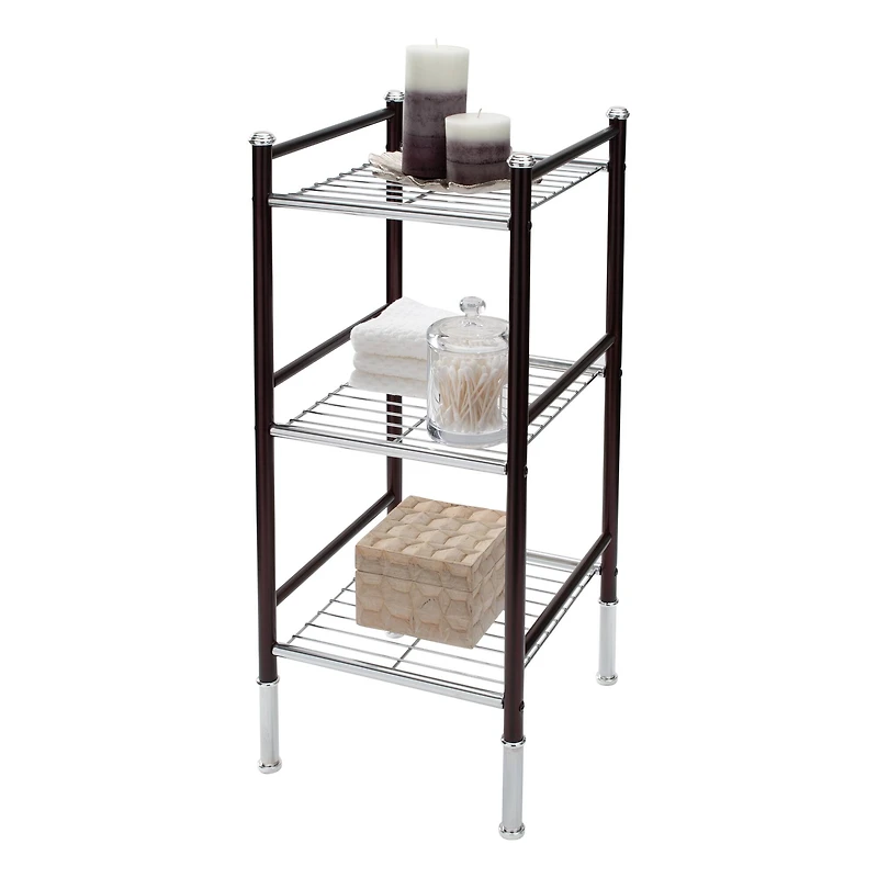 Organize It All Duplex 3 Tier Square Freestanding Wire Rack