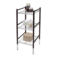 Organize It All Duplex 3 Tier Square Freestanding Wire Rack
