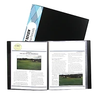 C-Line® 8.5" x 11" 24-Pocket Bound Sheet Protector Presentation Book, 3ct.