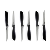 Gibson Home® Westminster 23-Piece Black Carbon Stainless Steel Cutlery Set with Kitchen Tools