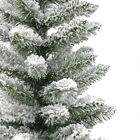 3ft., 4ft., & 5ft. Unlit Flocked Artificial Potted Christmas Trees