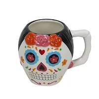 16.5oz. Sugar Skull Ceramic Mug by Ashland®