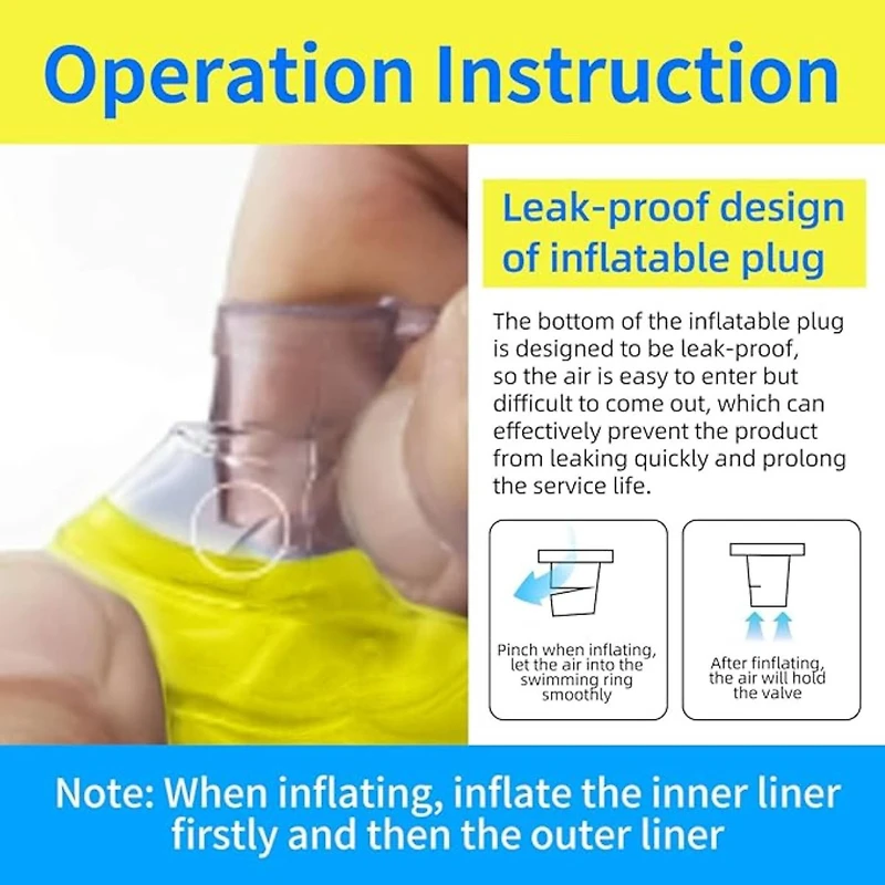 Pool Central® 16" Inflatable Honey Bee Swimming Pool Vest