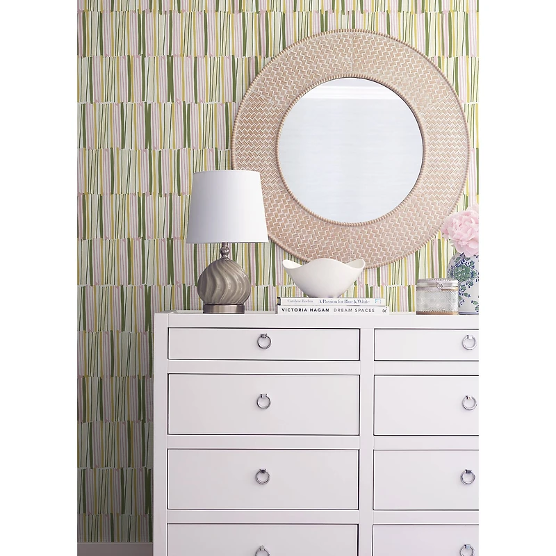 NuWallpaper Leah Duncan Yellow Thistle Peel & Stick Wallpaper