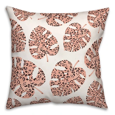 Pink Cheetah Throw Pillow